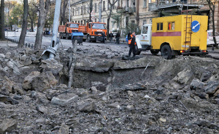Skutki rosyjskiego ataku z użyciem pocisków Iskander-M na Odessę