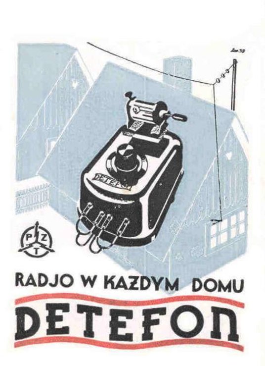Krótko przed II wojną światową Polskie Radio miało ponad milion abonentów, a z detefonu korzystał co