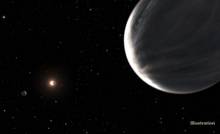 Artystyczna wizja gwiazdy Kepler-138 i krążących wokół niej planet
