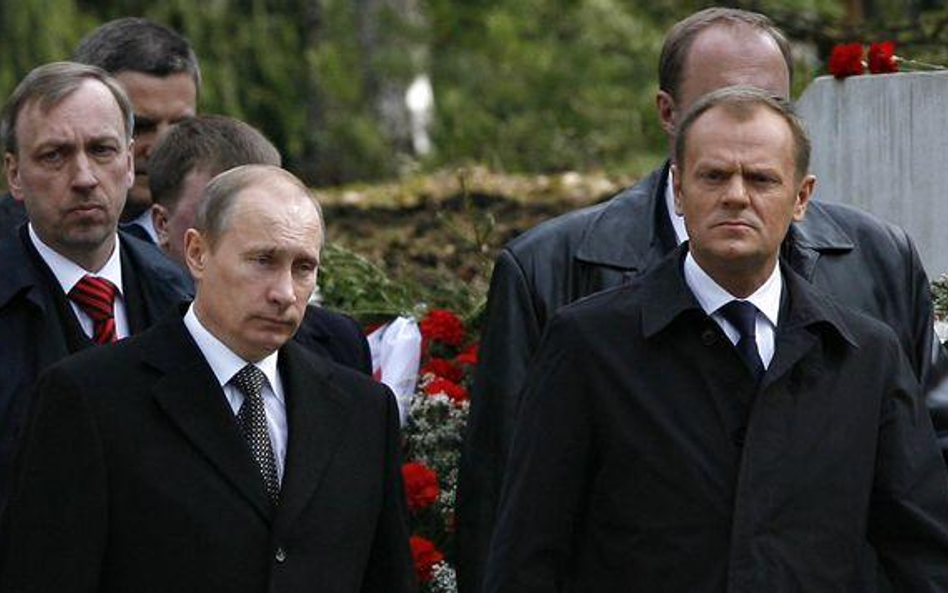 Władimir Putin i Donald Tusk