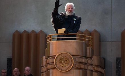 Donald Sutherland jako prezydent Rose. Figura władzy