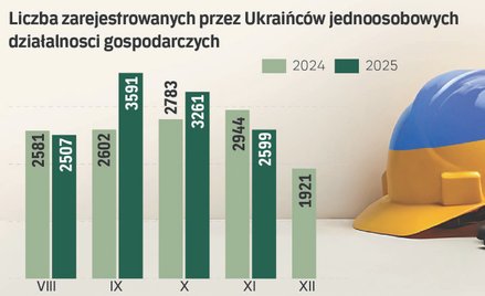 Biznes zamiast zasiłków. Rekord rejestracji firm przez Ukraińców
