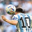 Lionel Messi podczas meczu z Arabią Saudyjską
