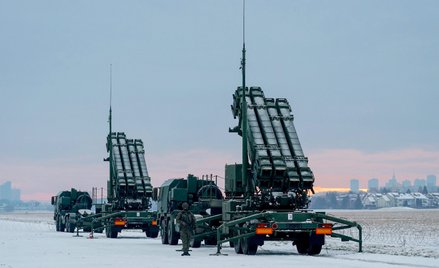 Elementem obrony powietrznej Polski są systemy Patriot. Na zdjęciu ćwiczenia wojskowe w Warszawie