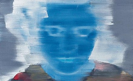 „Rafał Bujnowski, „Milena”, praca z serii „Negatywy”, olej na płótnie, 35 x 35 cm, 2005 r.