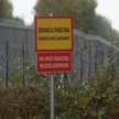 Zapora na granicy Polski z Białorusią