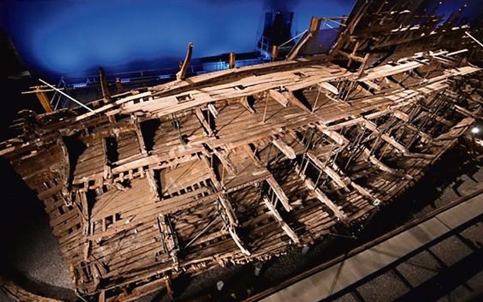 Wrak żaglowca „Mary Rose” można podziwiać w Muzeum Morskim w Portsmouth