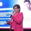 Minister zdrowia Izabela Leszczyna podczas konferencji dot. bezpieczeństwa zdrowotnego kobiet