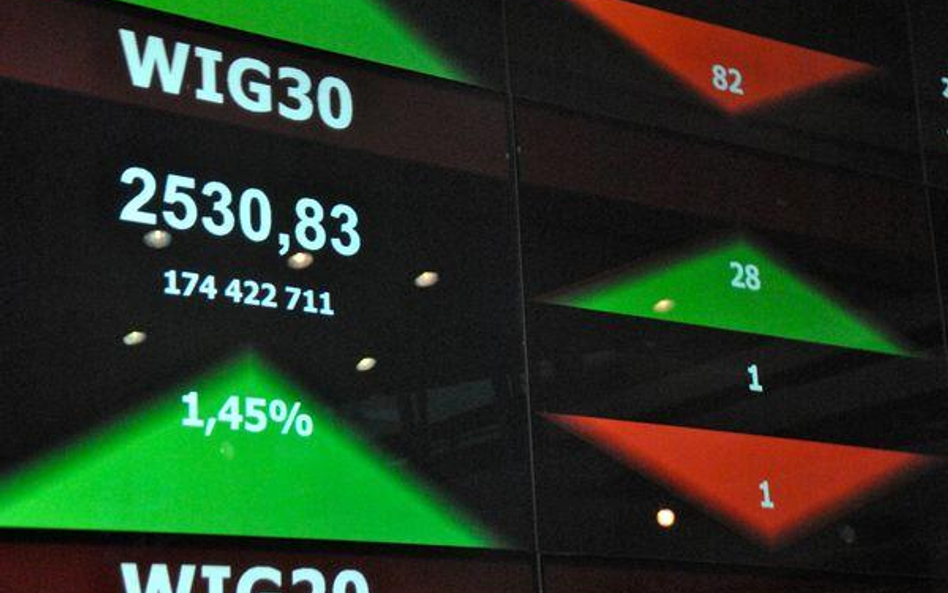 WIG20 rozpoczął notowania 3 pkt powyżej wtorkowego zamknięcia