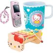 Na świecie emblemat Hello Kitty pojawia się na ponad 22 tysiącach różnych produktów. Na zdjęciu: tel