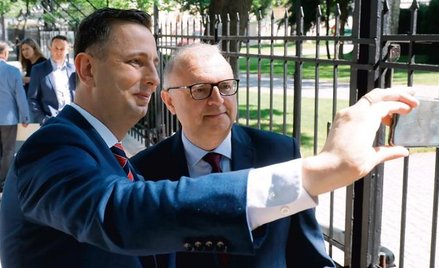 Władysław Kosiniak-Kamysz (na zdjeciu z Kazimierzem Michałem Ujazdowskim) ma realne szanse, żeby pon
