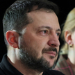 Prezydent Ukrainy Wołodymyr Zełenski i wicepremier tego kraju Olha Stefaniszyna na spotkaniu z wicep