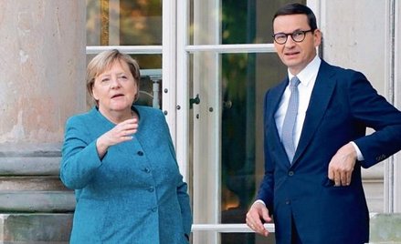 Kanclerz Angela Merkel z premierem Mateuszem Morawieckim podczas ostatniej wizyty w Warszawie 11 wrz