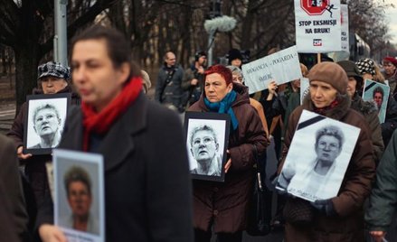 Pogrzeb Jolanty Brzeskiej (3 stycznia 2012 r.). Twarz nieustępliwej działaczki stała się symbolem an