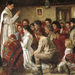 Zderzenie starej i nowej katolickiej Irlandii uwiecznił Aloysius O’Kelly w obrazie „Mass in a Connem