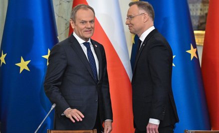 Donald Tusk i Andrzej Duda