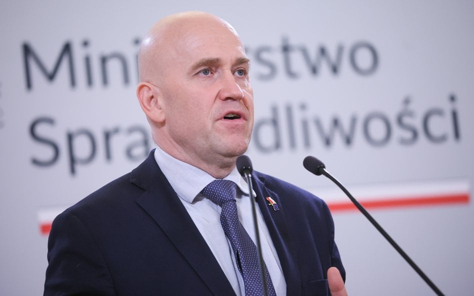 Wiceminister sprawiedliwości Dariusz Mazur