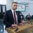 Robert Bąkiewicz przemawia na posiedzeniu Parlamentarnego Zespołu Ruch Obrony Granic w Sejmie
