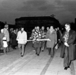Nieoficjalne obchody Święta Niepodległości, 11 listopada 1980 roku. Na zdjęciu od lewej: Seweryn Jaw