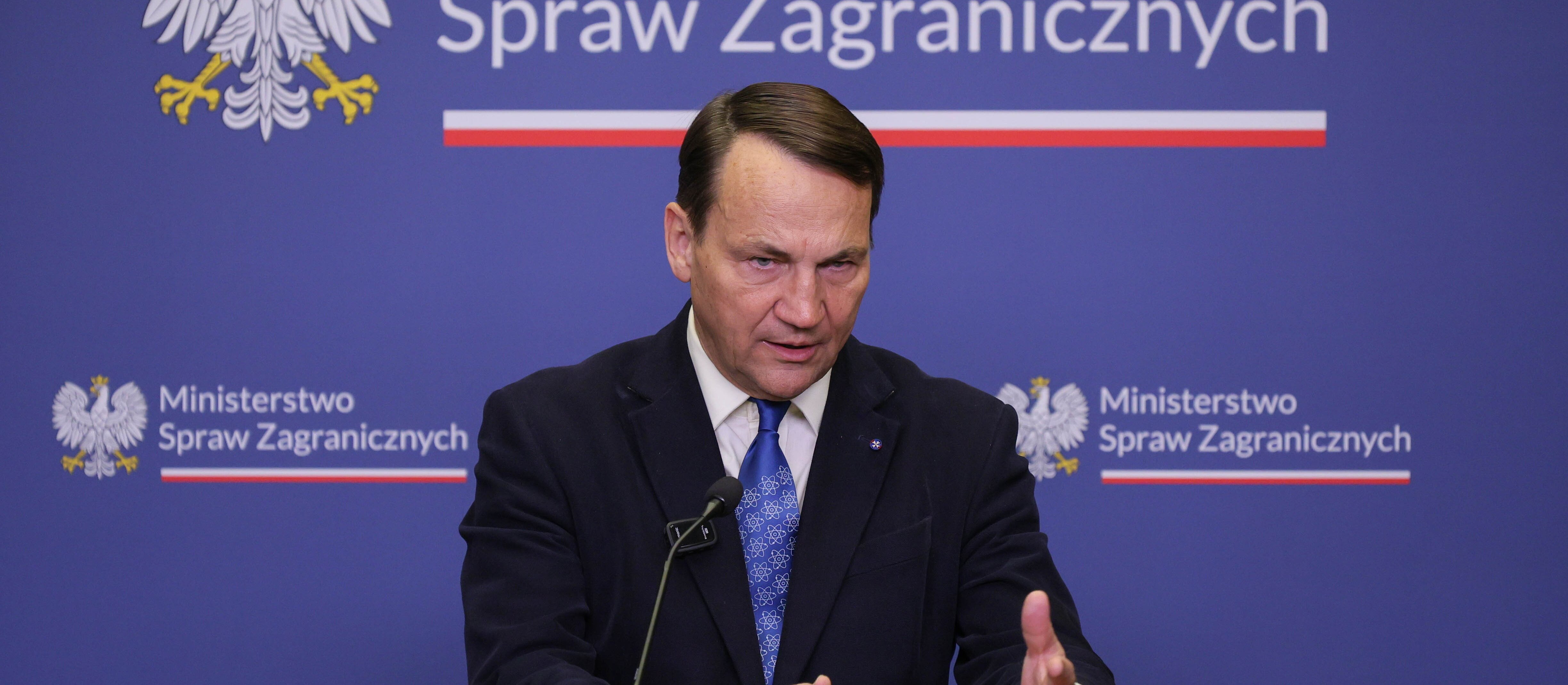 Sikorski odpowiada rzecznikowi Kremla. „Słowo rusofobia jest ciekawe”