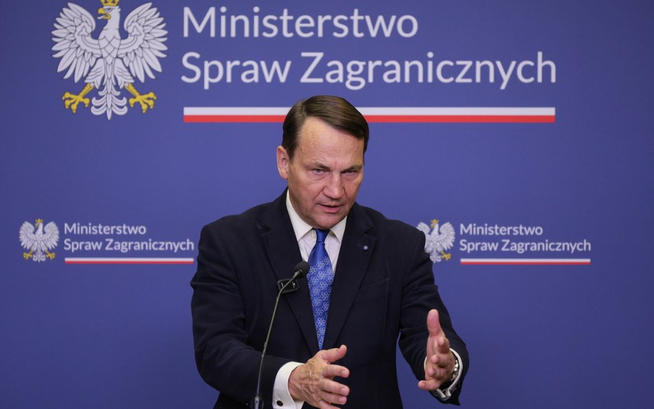 Wicepremier, minister spraw zagranicznych RP Radosław Sikorski