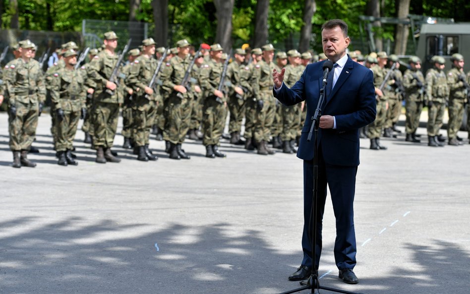 Minister obrony narodowej Mariusz Błaszczak