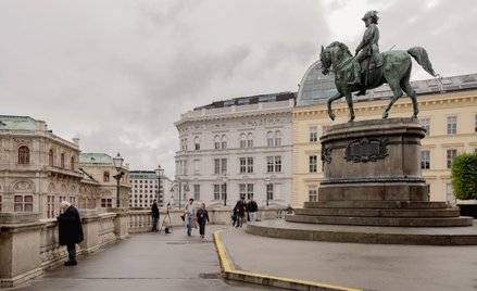Pomnik cesarza Franciszka Józefa I w centrum Wiednia
