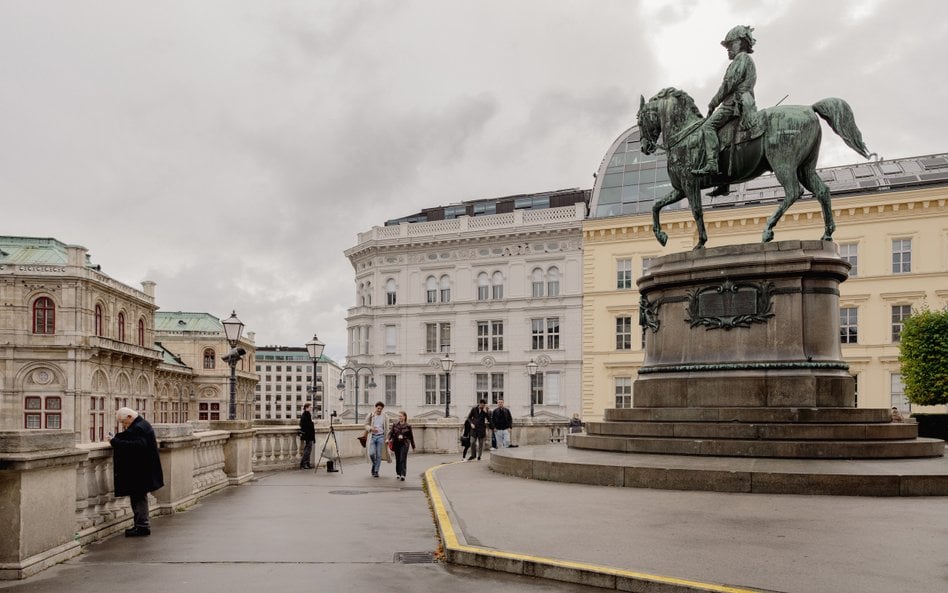 Pomnik cesarza Franciszka Józefa I w centrum Wiednia