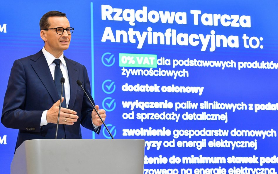 Rząd przedłuża tarczę antyinflacyjną o 2 miesiące. Koszt: 4,8 mld zł