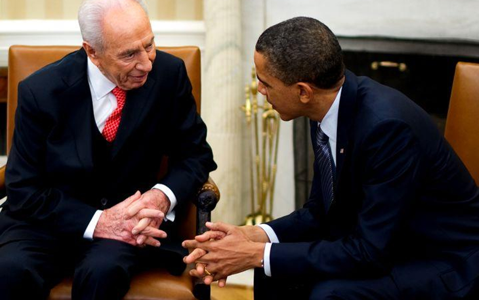 Prezydent USA, Barack Obama i prezydent Izraela, Shimon Peres