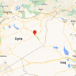 Na mapie oznaczona prowincja Dajr az-Zaur w Syrii