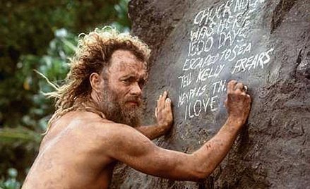 Tom Hanks na bezludnej wyspie