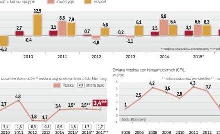 Przyspieszenie wzrostu konsumpcji skompensuje wyhamowanie wzrostu inwestycji.
