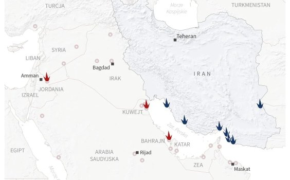 Wymiana ognia między Izraelem, USA a Iranem