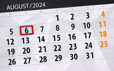 Wydarzy się dziś. Kalendarium wydarzeń na rynkach w dniu 06.08.2024