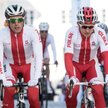 Rafał Majka (z lewej) i Michał Kwiatkowski odnosili sukcesy zarówno w reprezentacji Polski jak i w s