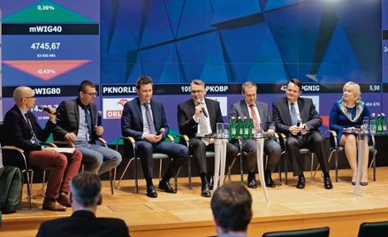 Od prawej dyskutują: Ewa Małyszko, prezes PFR TFI, Leszek Jedlecki, prezes NN Investment Partners TF