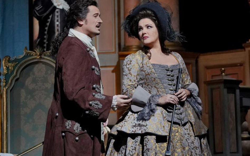 Anna Netrebko i Piotr Beczała w „Adrianie Lecouvreur”