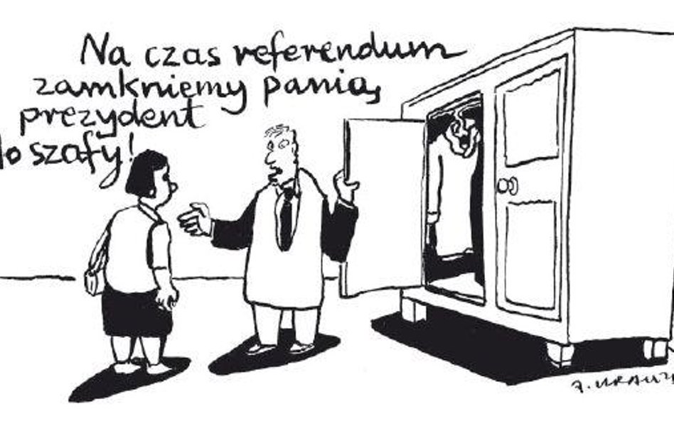 Komentarz rysunkowy. Na czas referendum