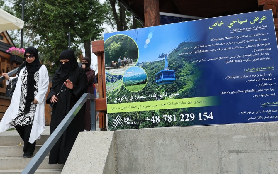 Arabskie turystki na Gubałówce w Zakopanem