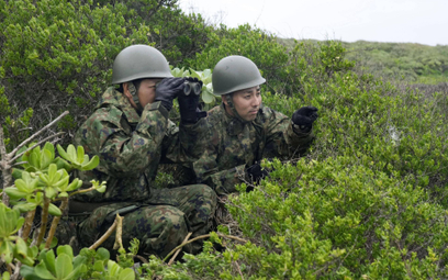 Żołnierze japońskich Sił Samoobrony
