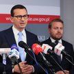 Premier Mateusz Morawiecki oraz wiceminister klimatu i środowiska Jacek Ozdoba