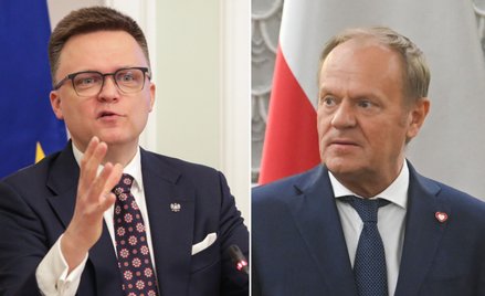 Szymon Hołownia i Donald Tusk