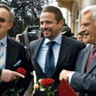 Nowi europosłowie – w towarzystwie prezydenta i premiera – odebrali we wtorek zaświadczenia PKW o wy