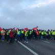 Wczorajszy protest na autostradzie A2