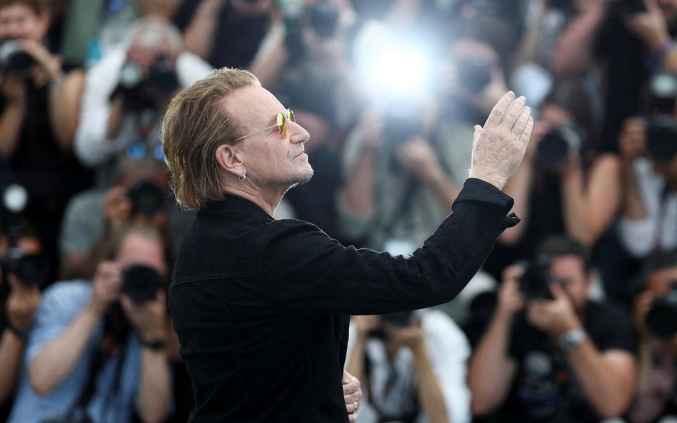 78. Festiwal Filmowy w Cannes. Sesja zdjęciowa do filmu dokumentalnego „Bono: Stories of Surrender”