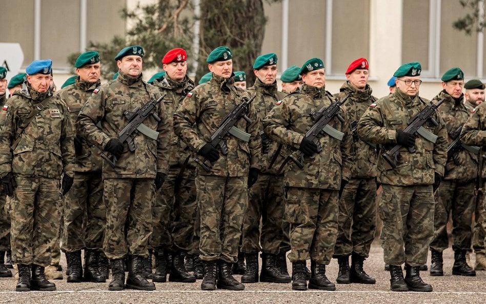 Uroczystość pożegnania żołnierzy VI zmiany Polskiego Kontyngentu Wojskowego „Irak”. Szczecin, 2019 r