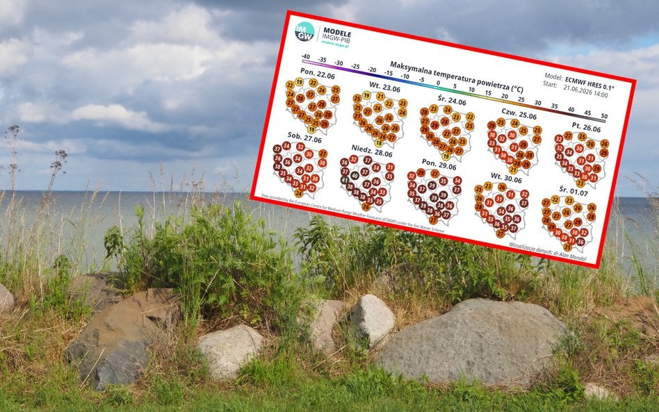 Początek tygodnia, zwłaszcza na północy kraju, przyniesie ochłodzenie