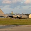 C-17 Globemaster, którym John Ratcliffe przyleciał do Moskwy