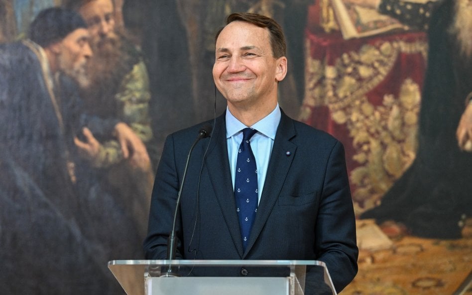 Minister spraw zagranicznych Polski Radosław Sikorski
